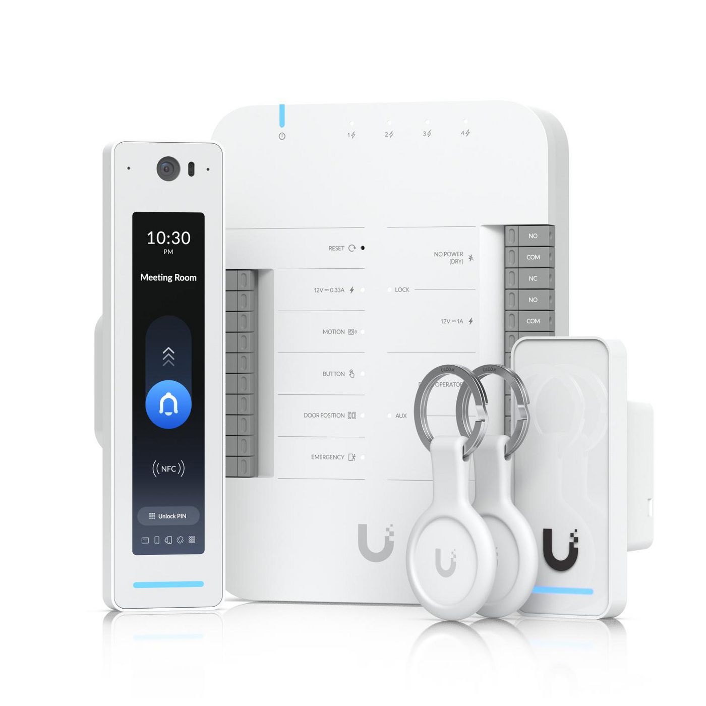 Billede af Ubiquiti UniFi adgangskontrol enhed G3 Professionel med tilbehør. UA-G3-SK-PRO